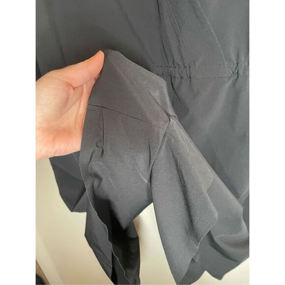 Athleta Black Sleeveless Romper Hike Walk Resort Casual Street Wear Preppy - Picture 9 of 16